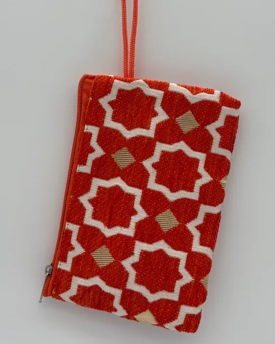 Petite Pochette Zellij — Rouge & Or · n° 1
