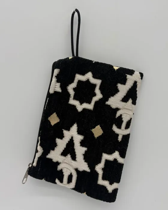 Petite Pochette Zellij — Noir & Or