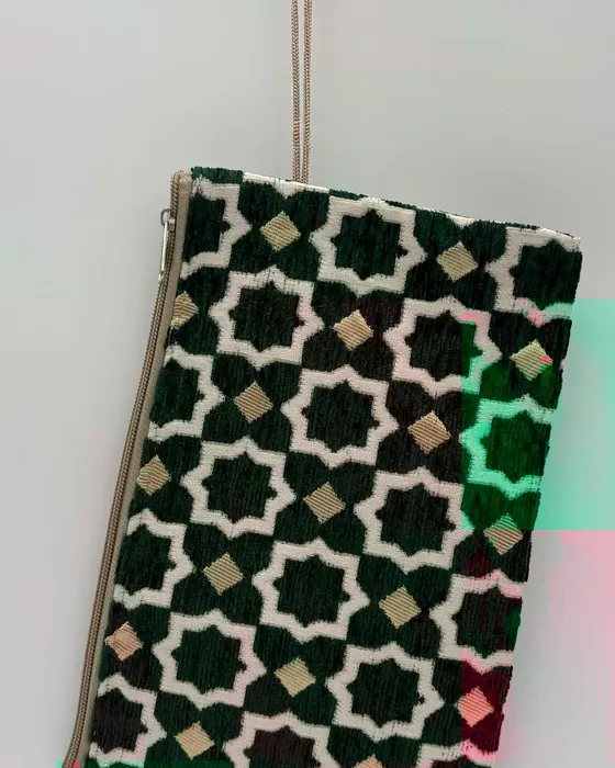 Pochette Zellij — Noir & Or